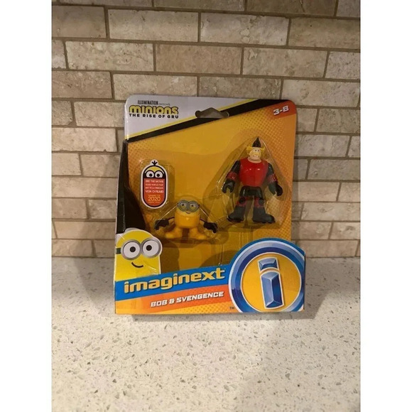 Fisher-Price Imaginext Minions Set Bob & Svengence: Figure Posabili Ispirate Al Film 'Minions 2 - Ascesa Di Gru'